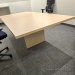 96" x 48" Blonde Boardroom Table